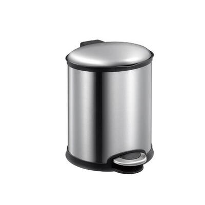 Oval Stainless Steel 6 Lid Bucket Anti Deduced Silent Cover